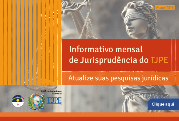 banner informe mensal de jurisprudência
