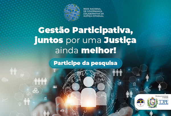 Banner com ícones gráficos que remetem a redes, pessoas e tecnologia. 