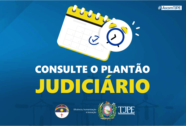 banner plantão judiciário