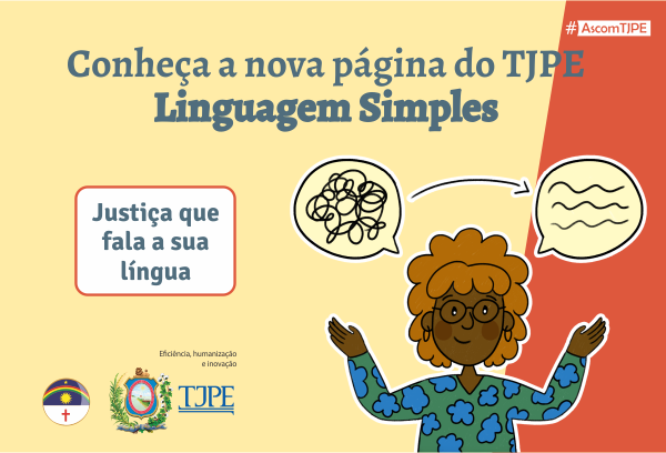 Banner sobre a página Linguagem Simples