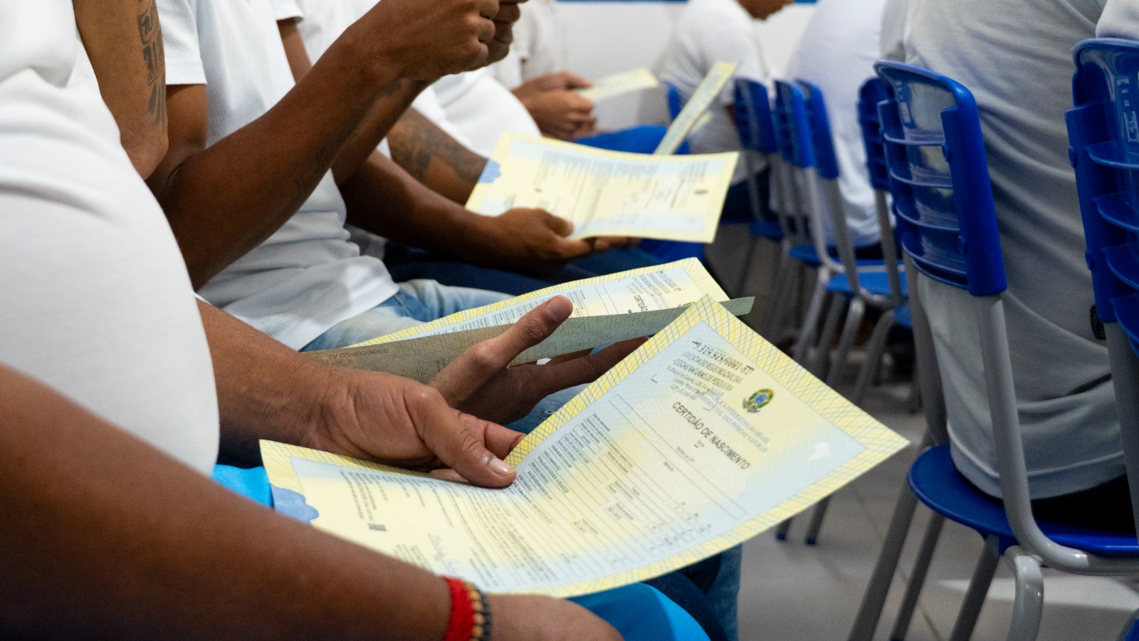 Foto da notícia - Projeto Meu Nome é Ancestral chega ao sistema prisional e garante reconhecimento da identidade indígena a pessoas privadas de liberdade em Pesqueira