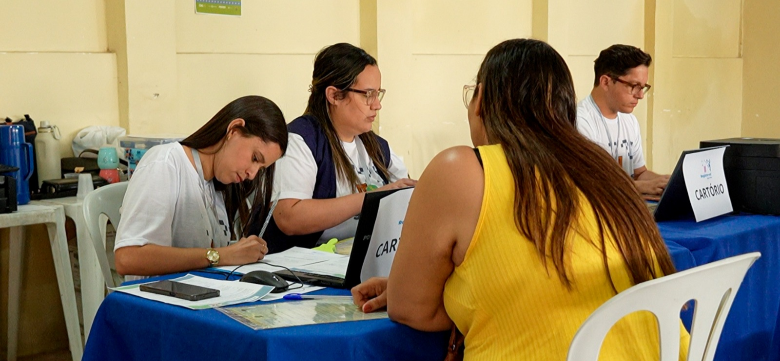 Foto da notícia - Registre-se! promove ação em Águas Belas para garantir documentação básica e reconhecimento da identidade indígena do povo Fulni-ô