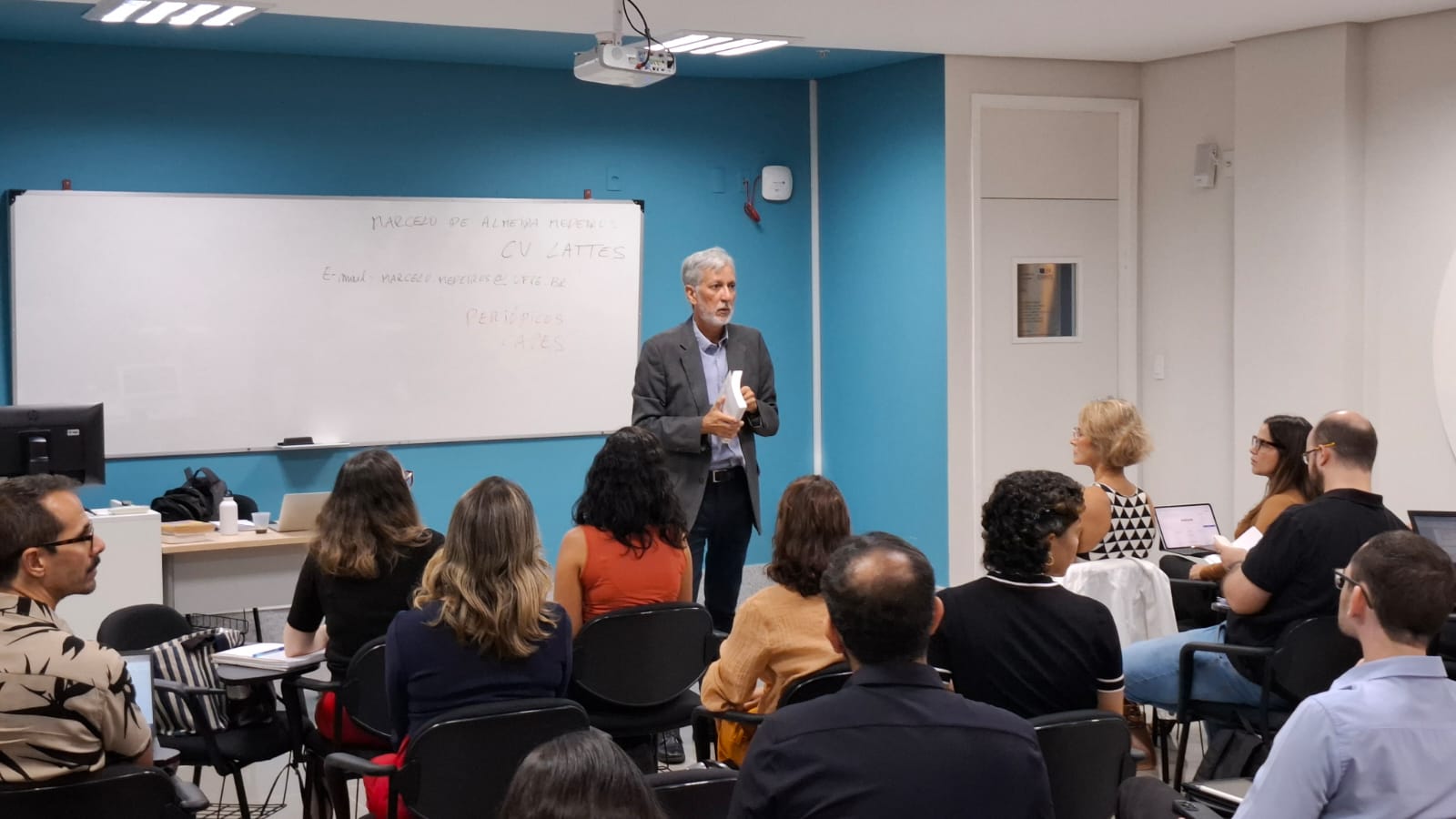 Aula do mestrado profissional da Esmape em parceria com a UFPE. 