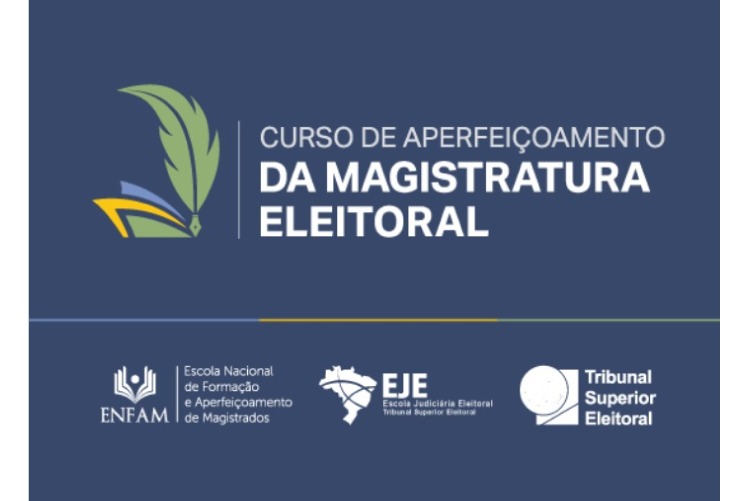 Foto da notícia - EJE/TSE e Enfam oferecem curso de Aperfeiçoamento para magistrados(as) da Justiça Eleitoral; saiba onde se inscrever