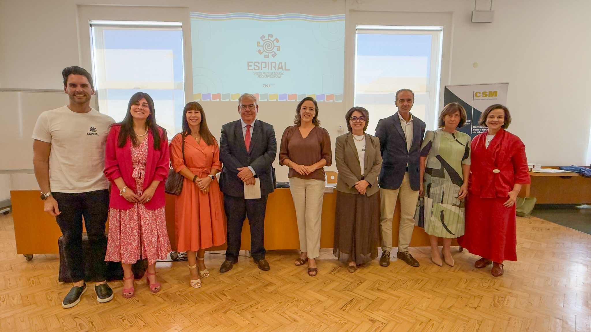 Foto da notícia - Juiz coordenador do Ideias participa de missão internacional com Projeto Espiral Saberes, Práticas e Inovação Judicial na Lusofonia