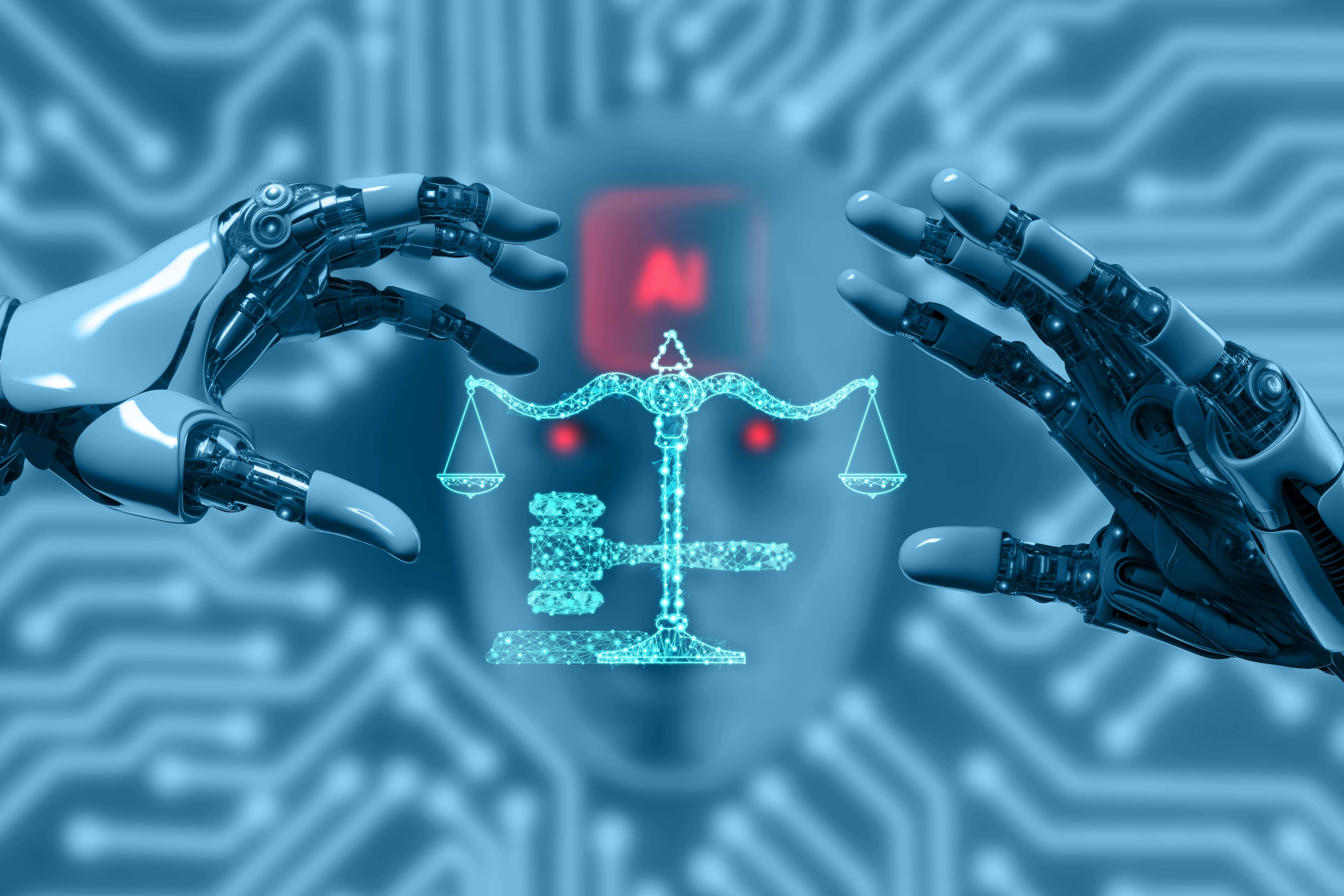 Imagem ilustrativa de inteligência artificial. 