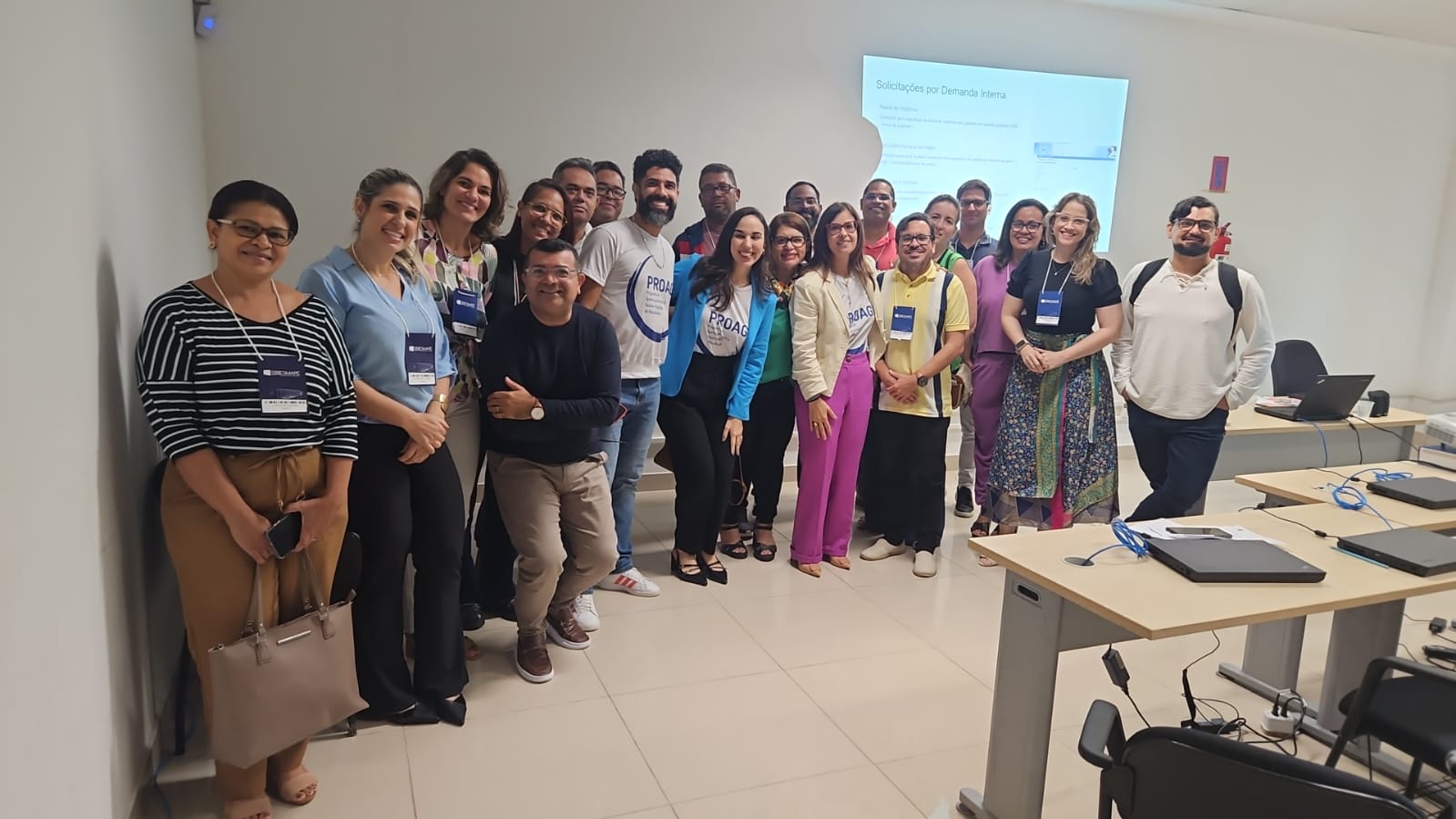 Turma do curso Proagir em Goiana. 