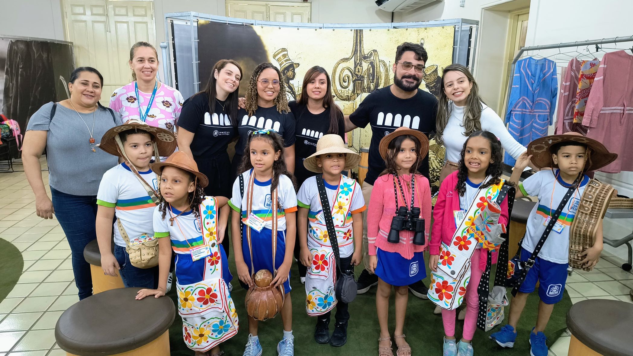Foto da notícia - Memorial da Justiça do TJPE recebe visita de estudantes da primeira infância em ação educativa “Justiça Também é Coisa de Criança”