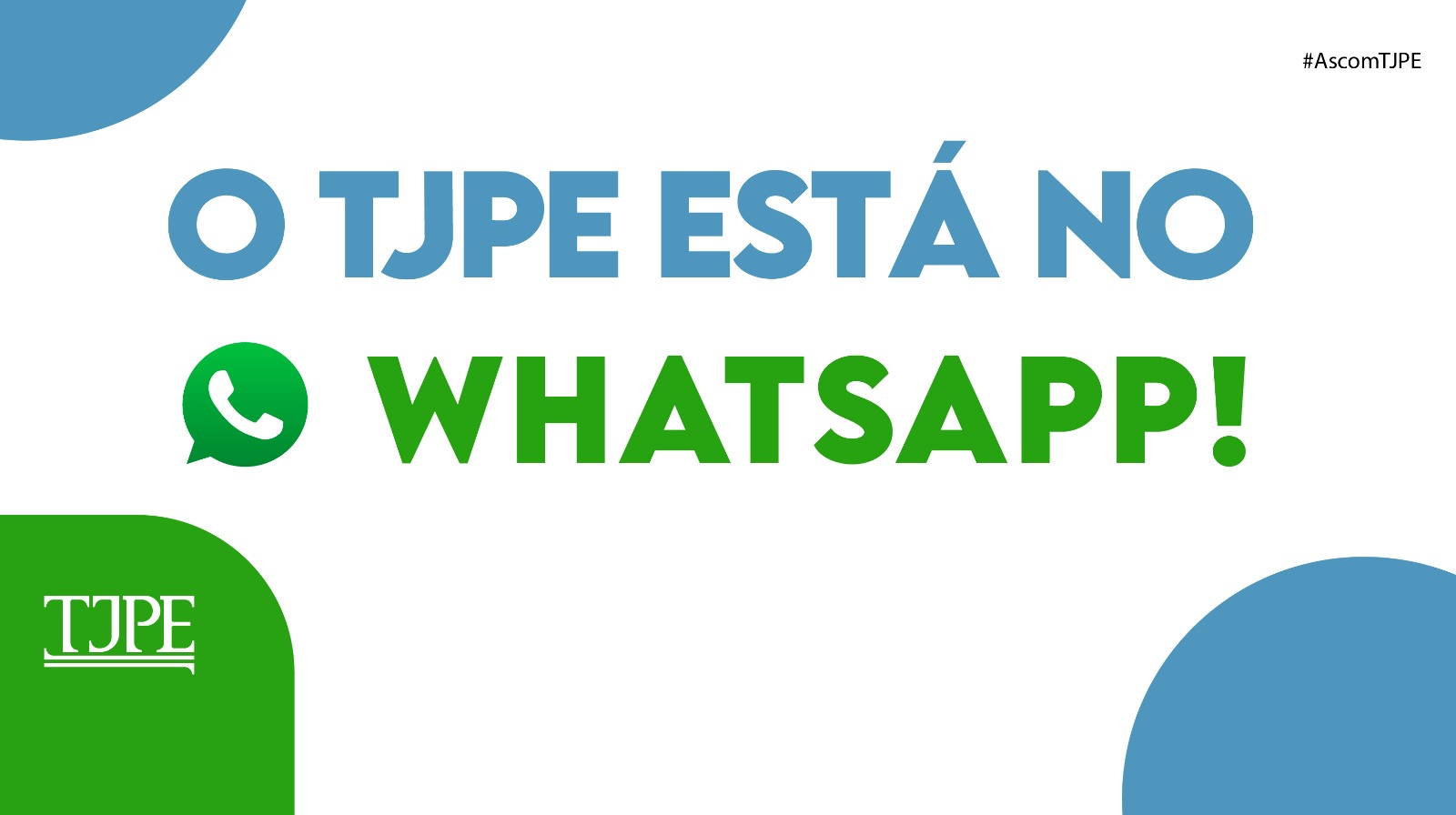 Foto da notícia - TJPE estreia canal no WhatsApp. Participe!